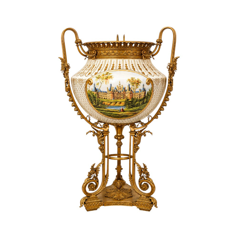 VASE CRYSTAL BRASS DQ3060-008 P213A-OY-29