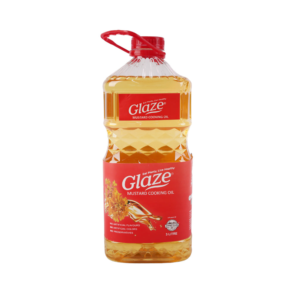 FF GLAZE MUSTARD COOKING OIL BOTTLE 3LTR