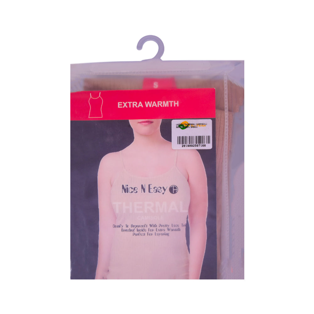 LADIES THERMAL CAMISOLE MW-19 SKIN SMALL