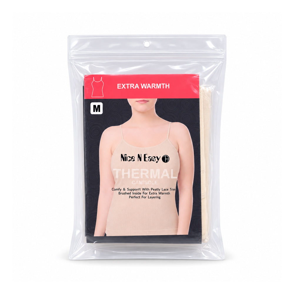LADIES THERMAL CAMISOLE MW-19 OFF WHITE MEDIUM