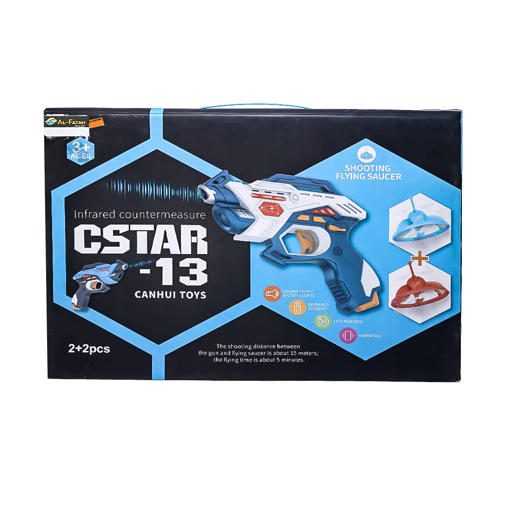 Bb8813H2 Flying Saucer Shooting Gun