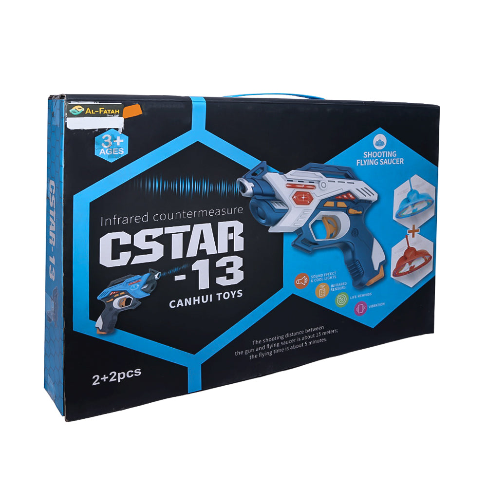 Bb8813H2 Flying Saucer Shooting Gun