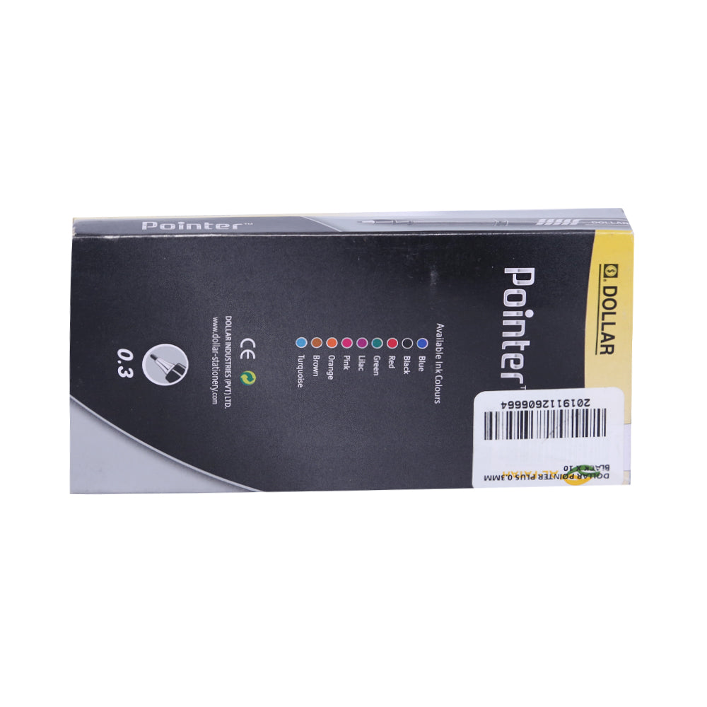 Dollar Pointer Plus 0.3Mm Black 1Pc A.M