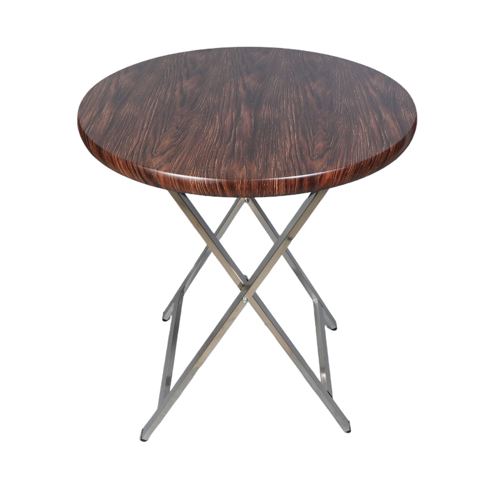 Folding Table S.S Round Tiger