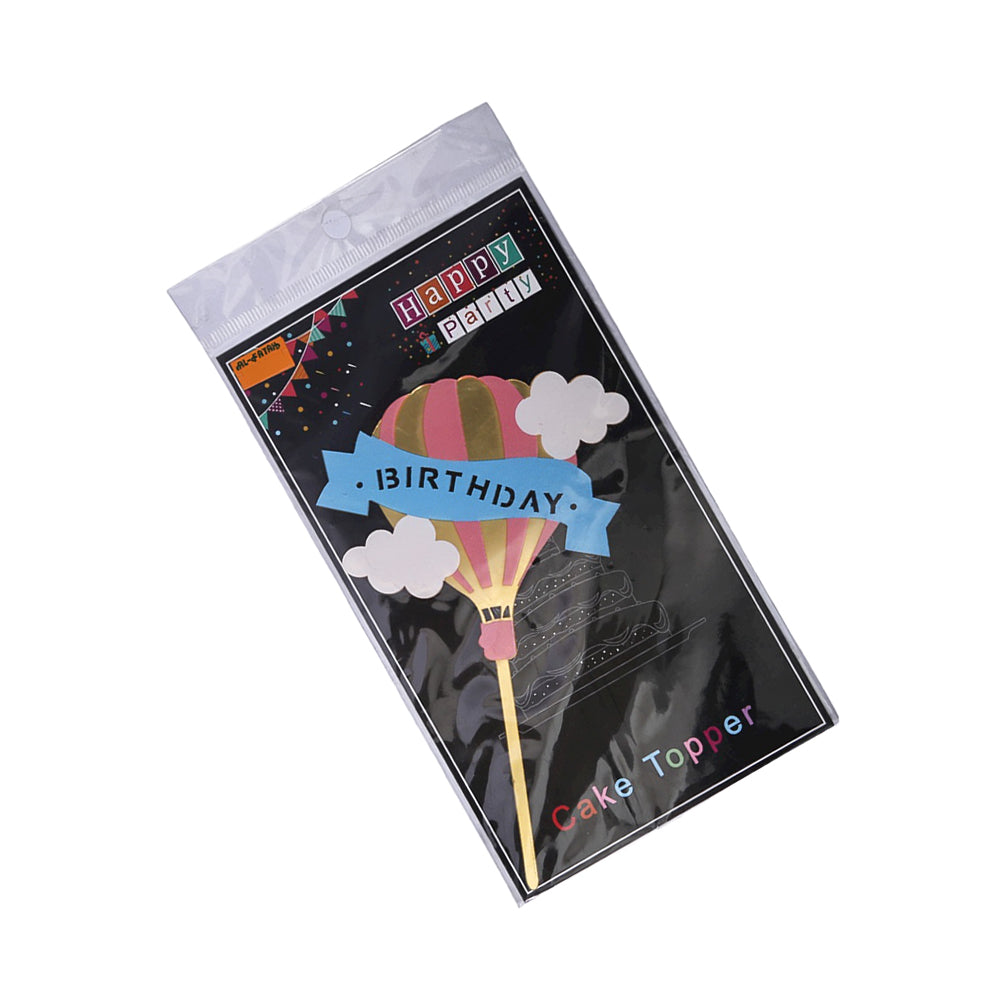 63-64 Happy Birthday Cake Topper Ir