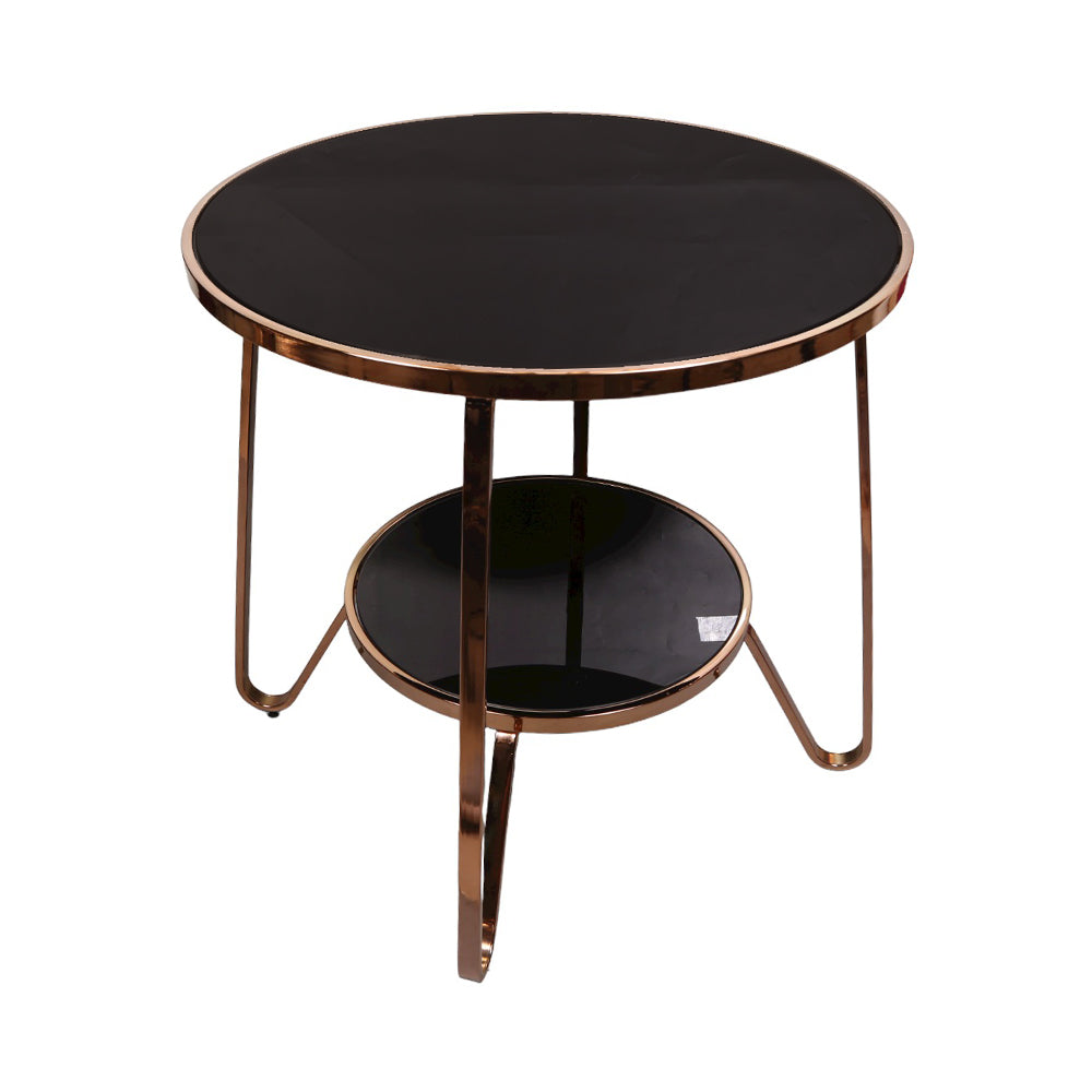 Coffee Table Ir D-222B Rose Gold/Black