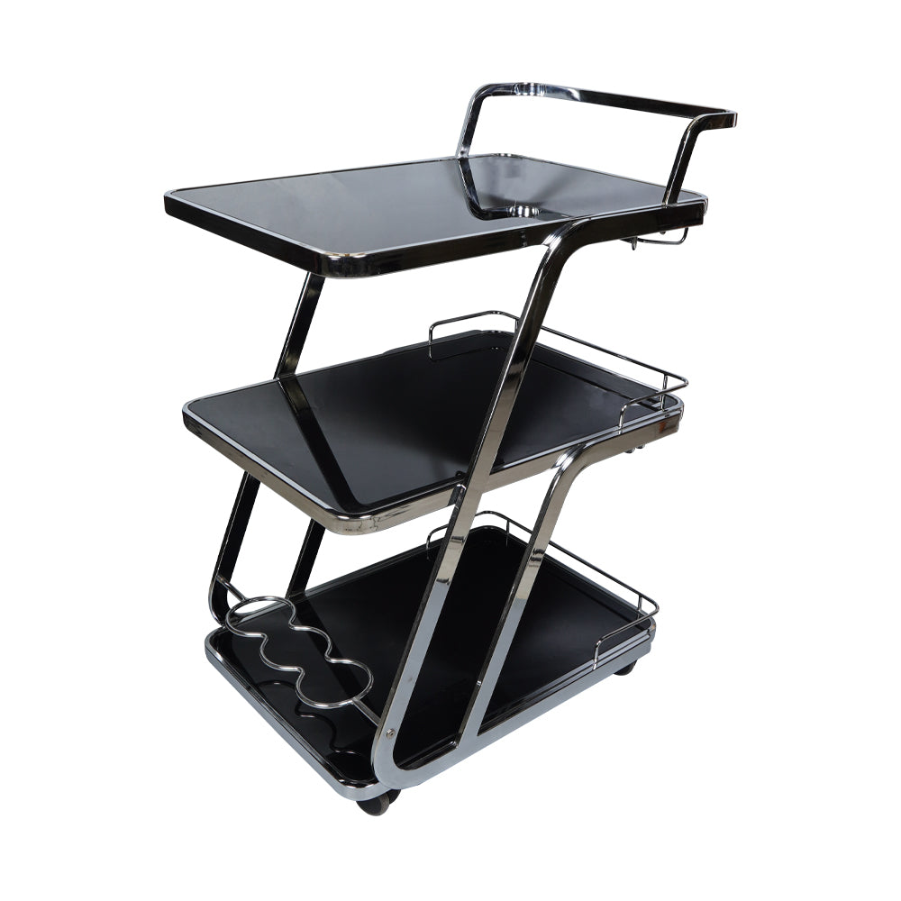 Tea Trolly Ir D-227 Silver/White