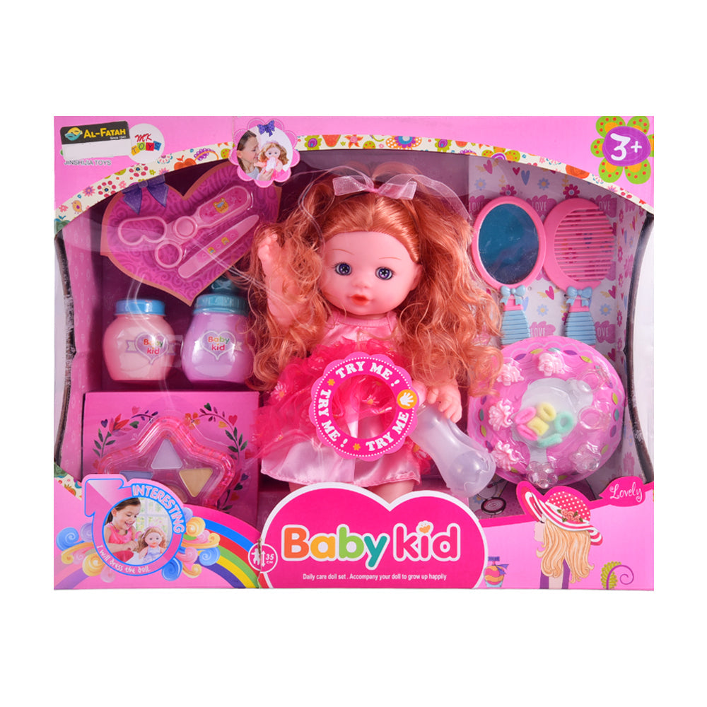 181412 BABY KID DOLL WITH ACCESSORIES