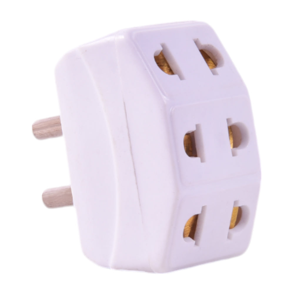 BAIG MULTI PLUG 2 PIN 3 IN 1 6/10 AMP 250 VOLT