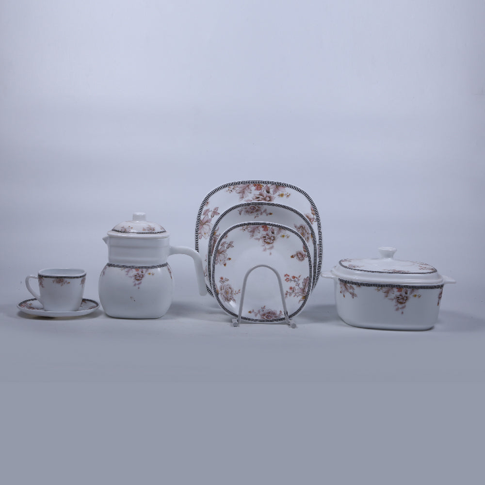 DINNER SET SQUARE MARBLE 72PC 2657