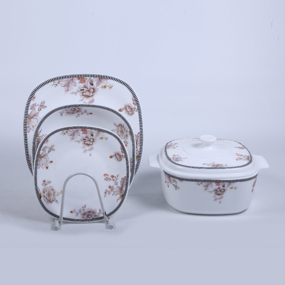 DINNER SET SQUARE MARBLE 72PC 2657