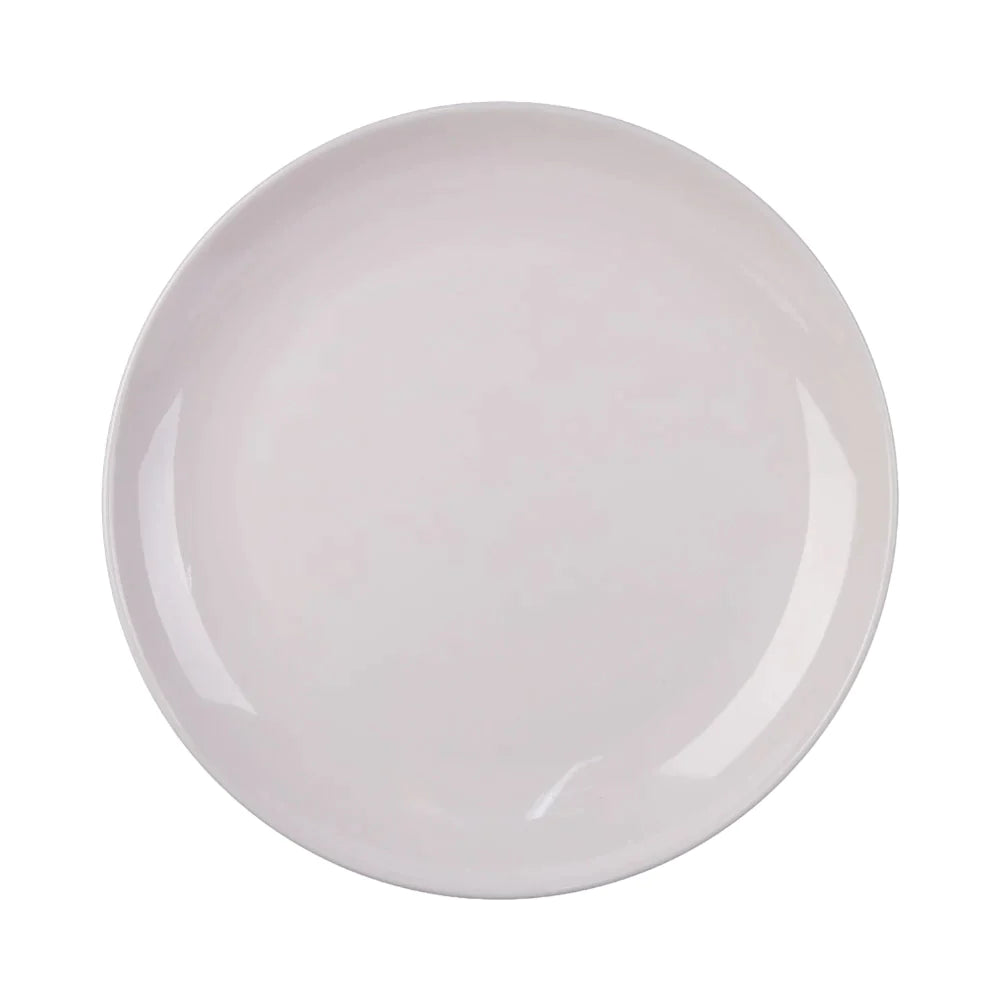 DISH ROUND SMALL MOON PEARL WHITE