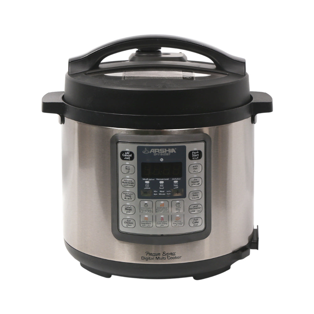 ARSHIA PRESSURE COOKER DIGITAL 6LTR EP118-2597