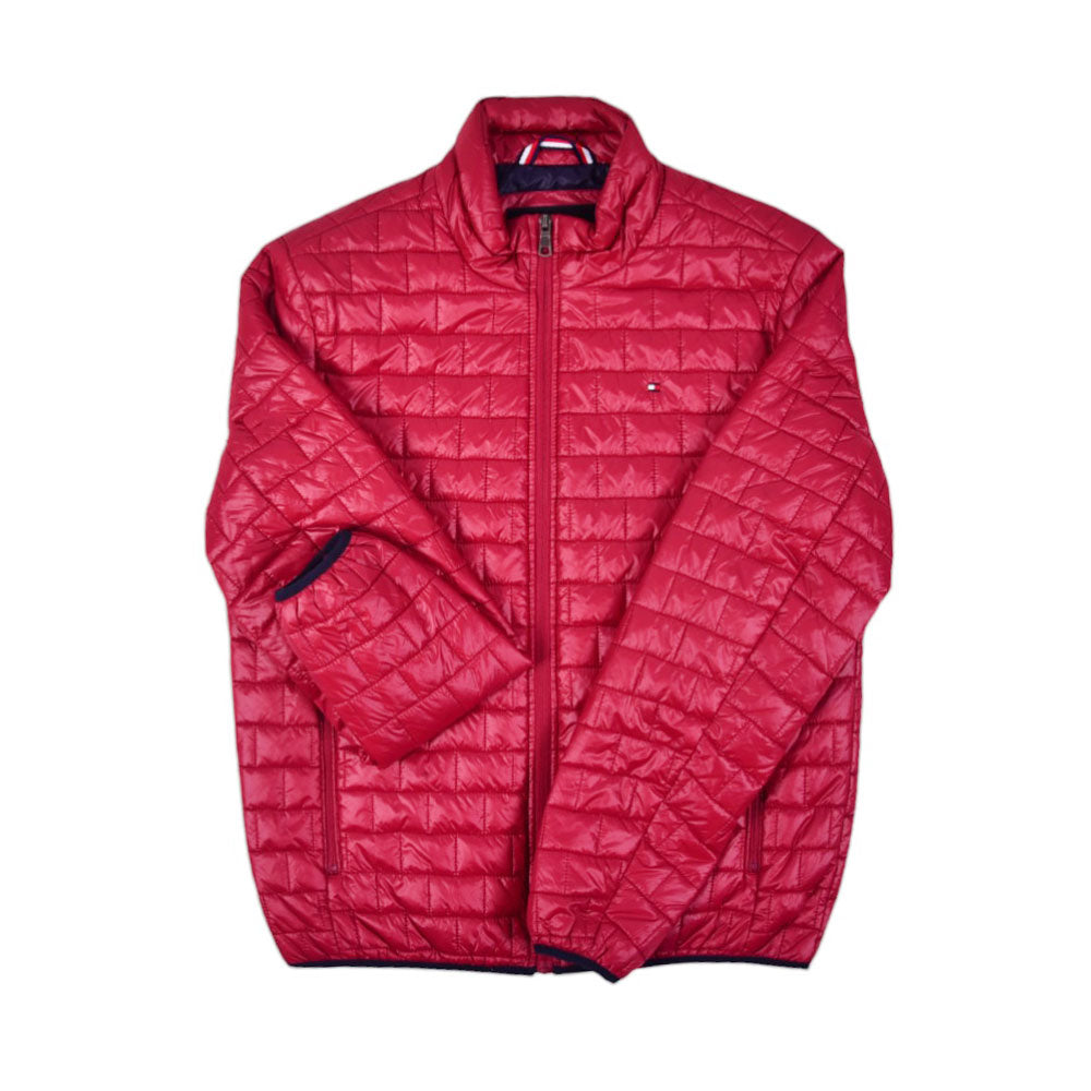 TH L/S QULITED JACKET 156AN177B RED-XL- IRW 20