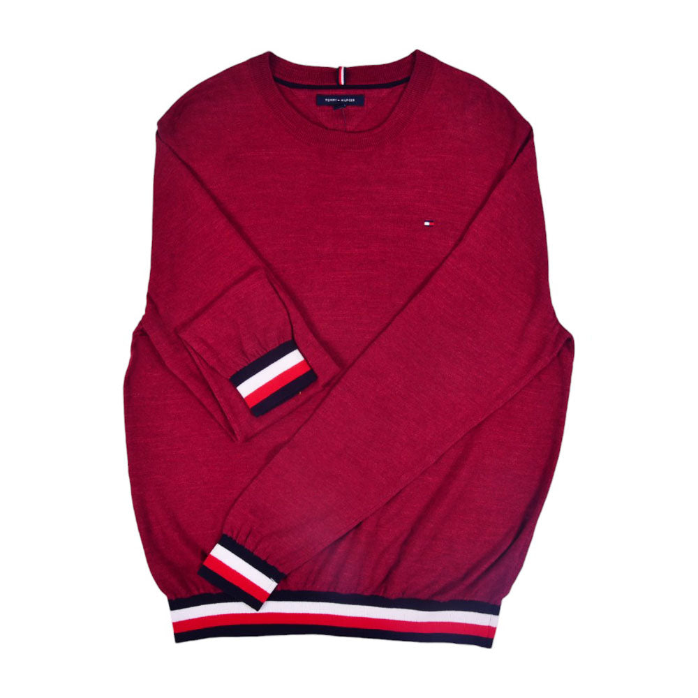 TH L/S CREW NECK SWEATER 78E975897 MRN-XL- IRW 20