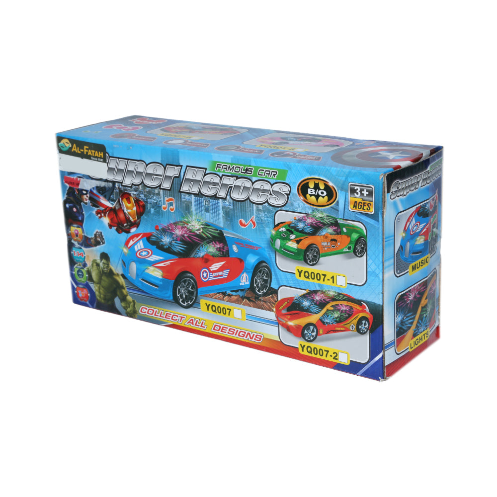 Super Hero Car B/O Yq007-2