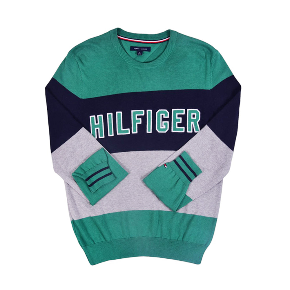 TH L/S CREW NECK SWEATER 78J1005321 GRN M IRW 20