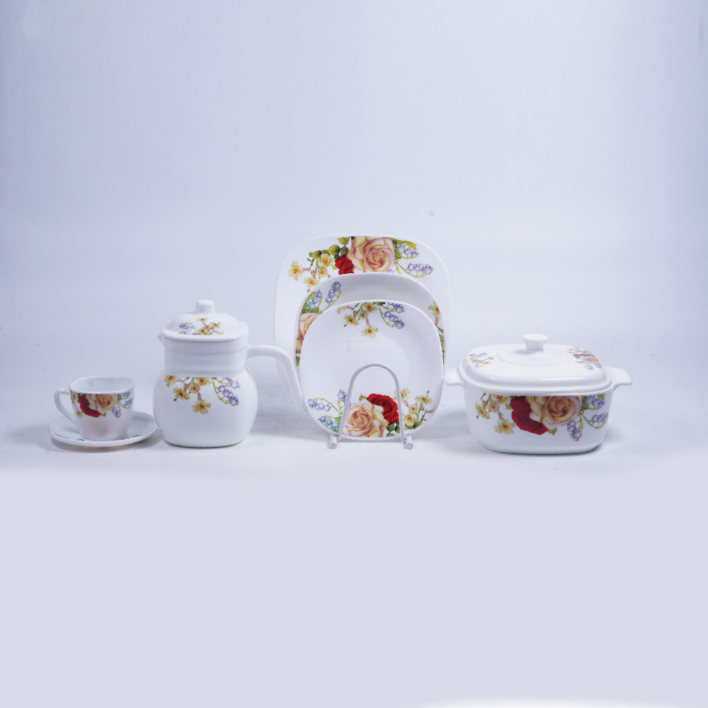 DINNER SET SQUARE MARBLE 72PC HZ965