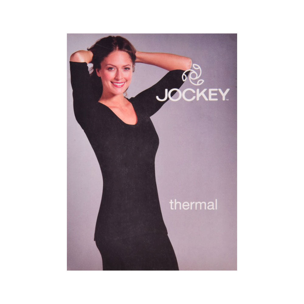 JOCKEY LADY SHIRT 3QUATERS 2503 BLACK LARGE
