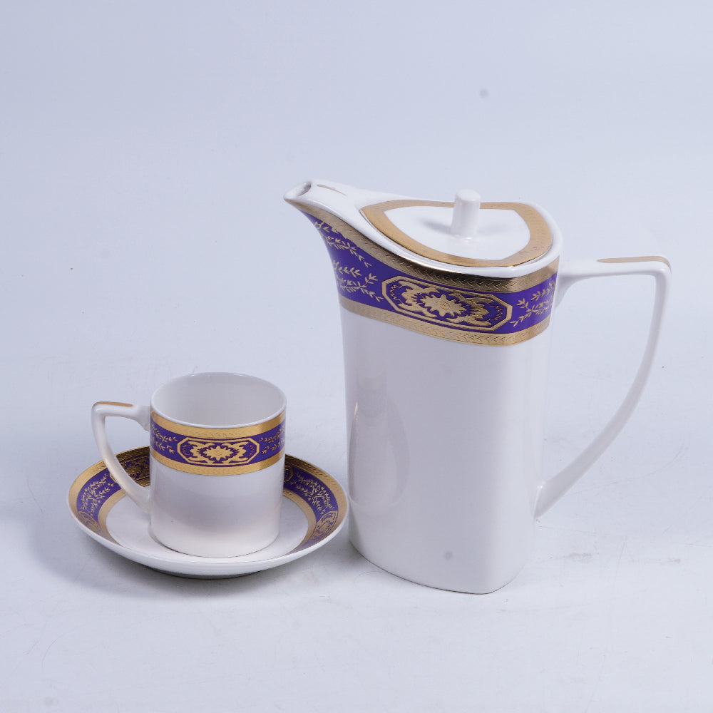 DINNER SET BONE CHINA 61PC 171102 BLUE