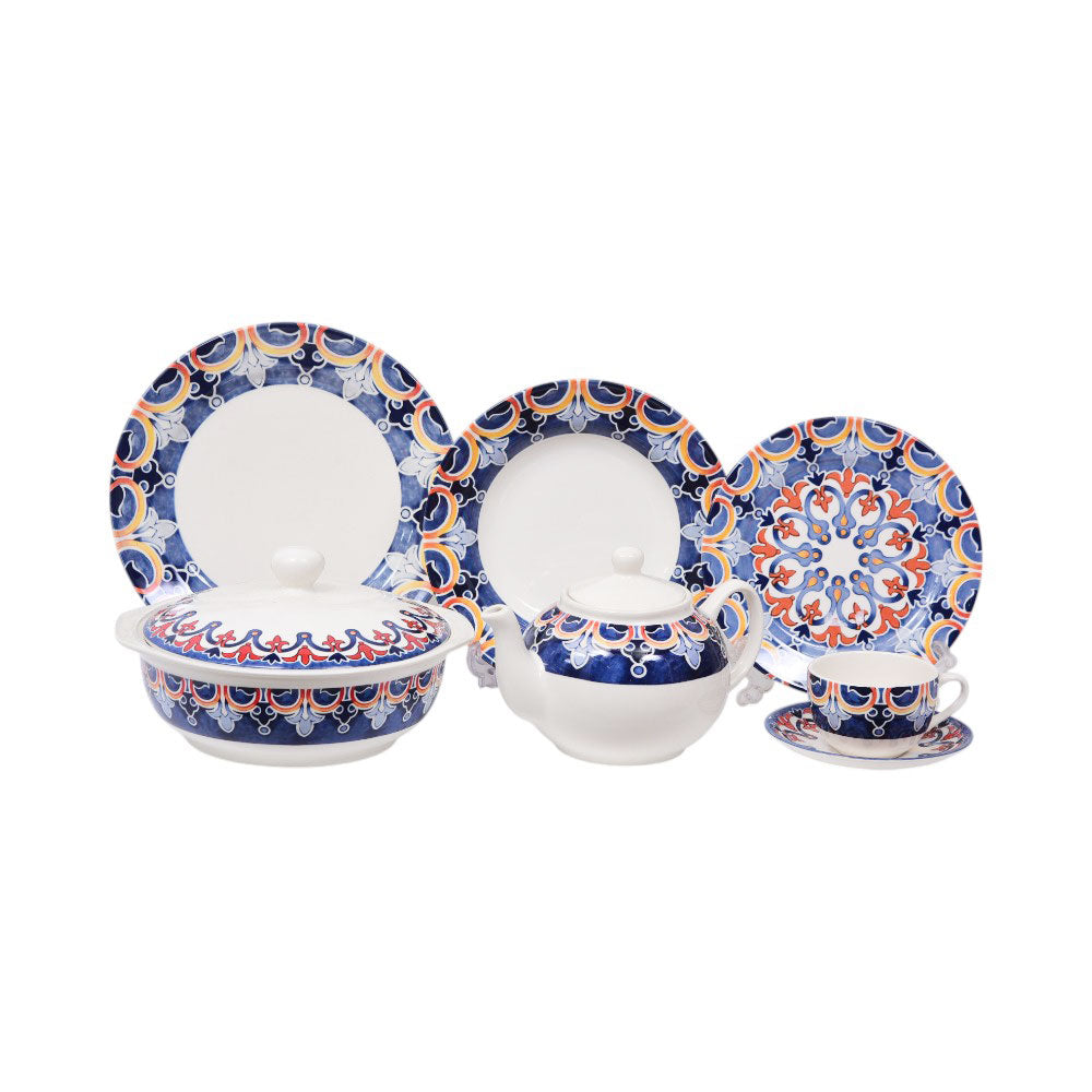 DINNER SET 85PC CLAYTON 1806FS