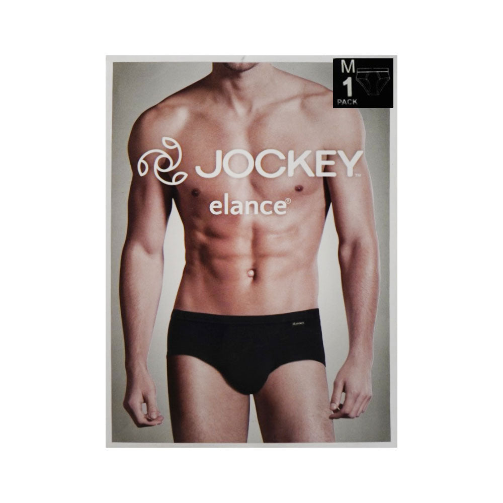 JOCKEY ELANCE WEDGE FLY BRIEF BLACK MEDIUM FJ1018