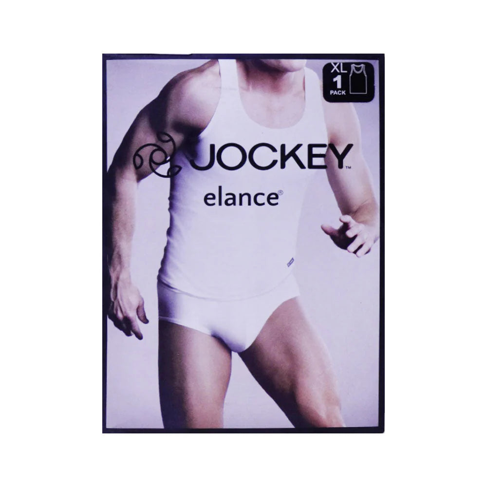 JOCKEY ELANCE SEAMLESS SANDO VEST BLACK FJ1040