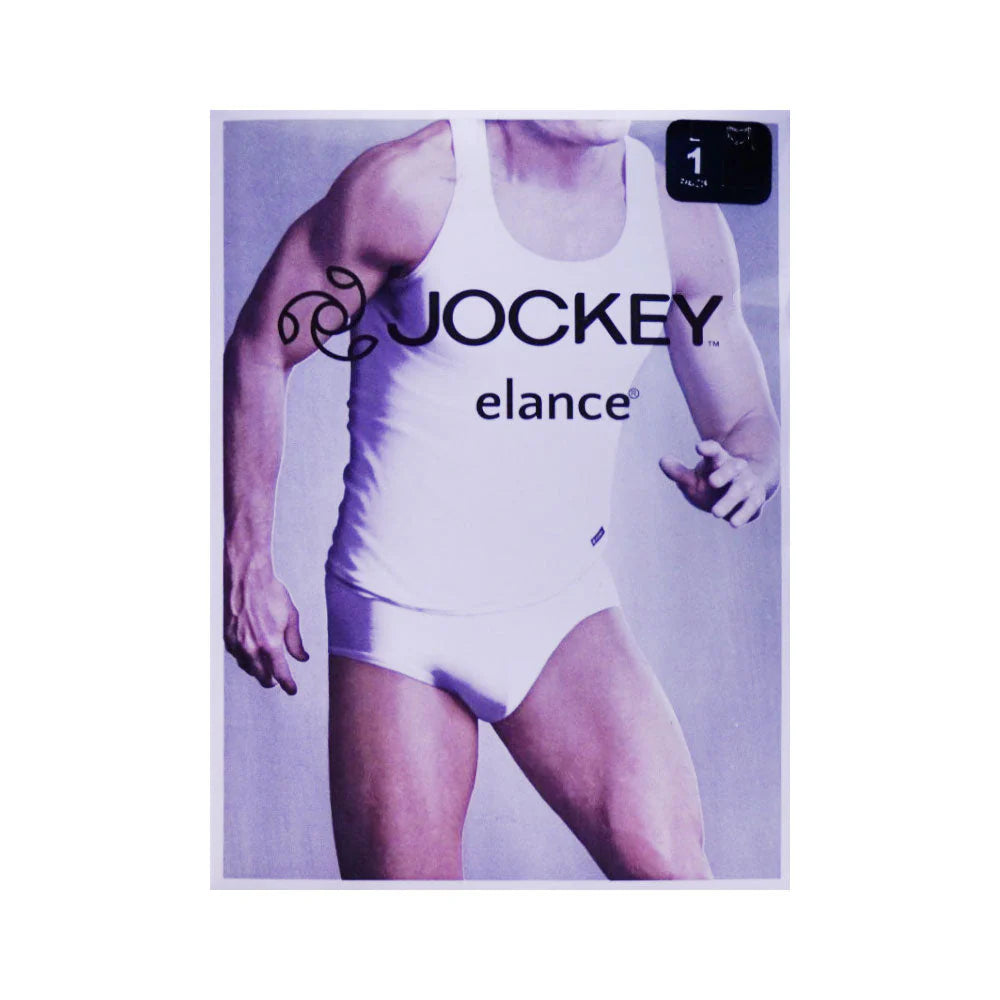JOCKEY ELANCE SEAMLESS SANDO VEST BLACK FJ1040
