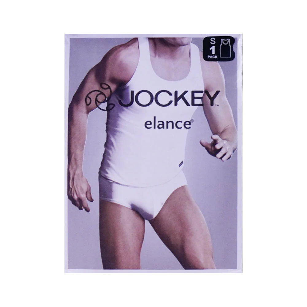 JOCKEY ELANCE SEAMLESS SANDO VEST BLACK FJ1040