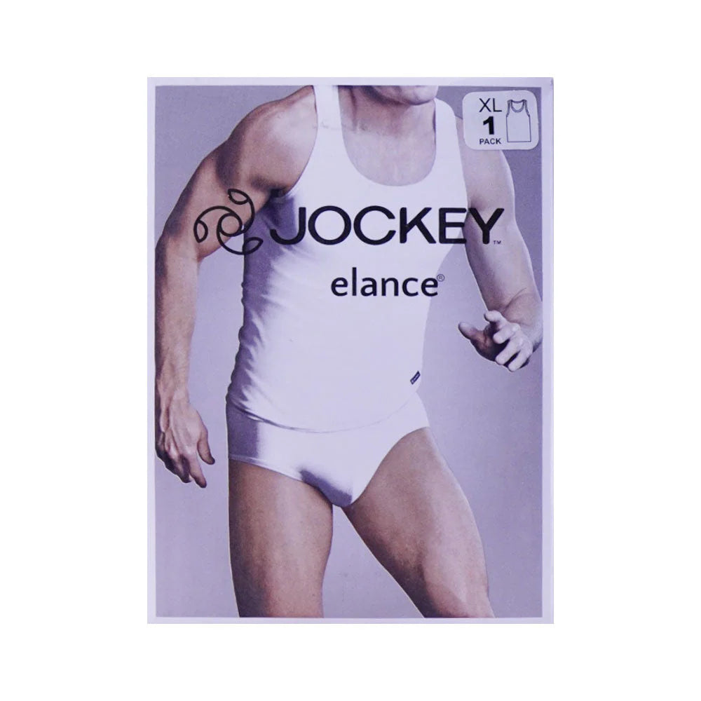 JOCKEY ELANCE SEAMLESS SANDO VEST BLACK FJ1040