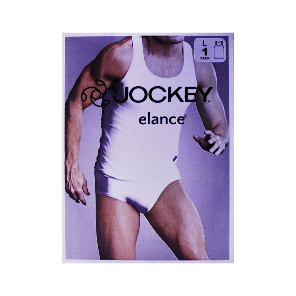 JOCKEY ELANCE SEAMLESS SANDO VEST BLACK FJ1040