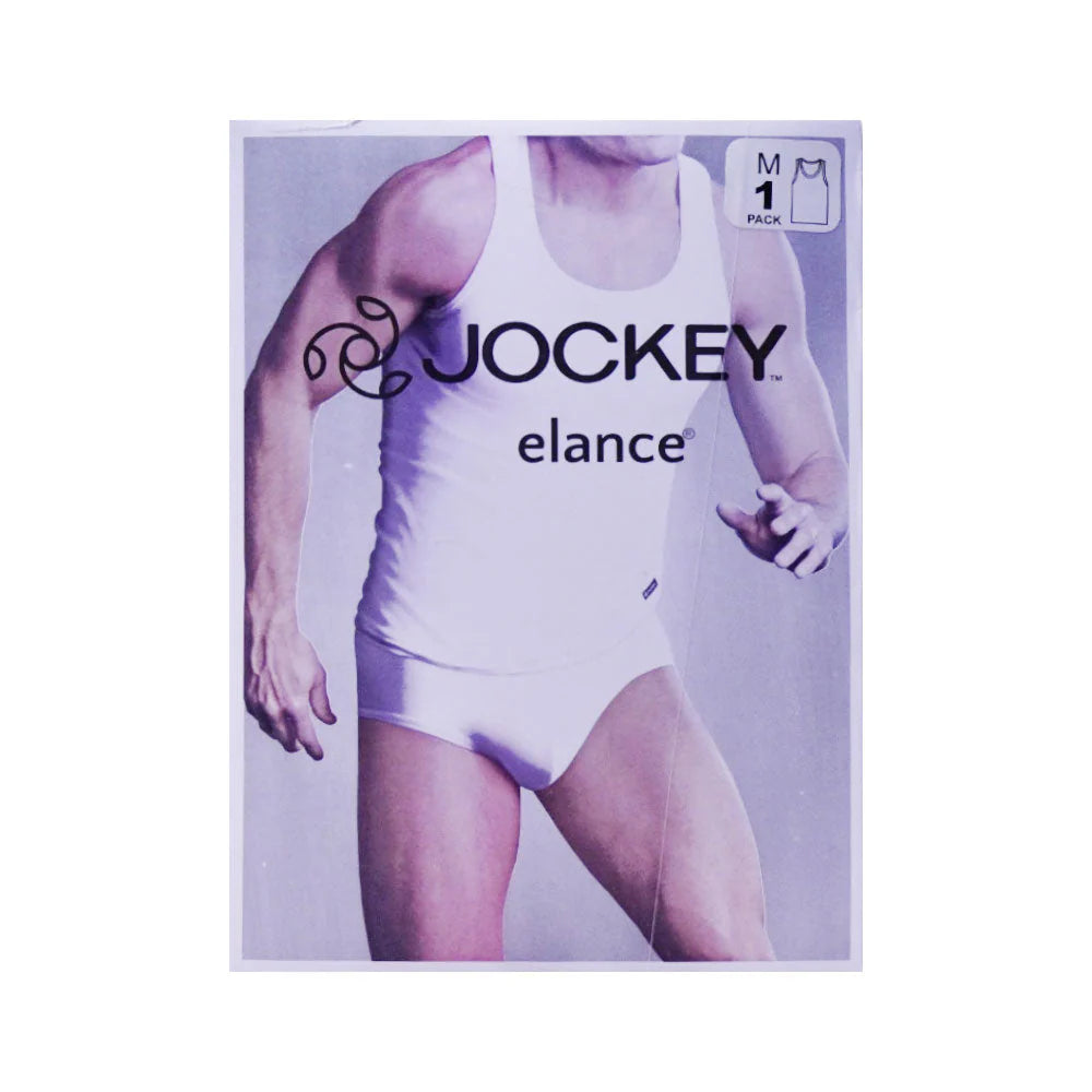 JOCKEY ELANCE SEAMLESS SANDO VEST BLACK FJ1040