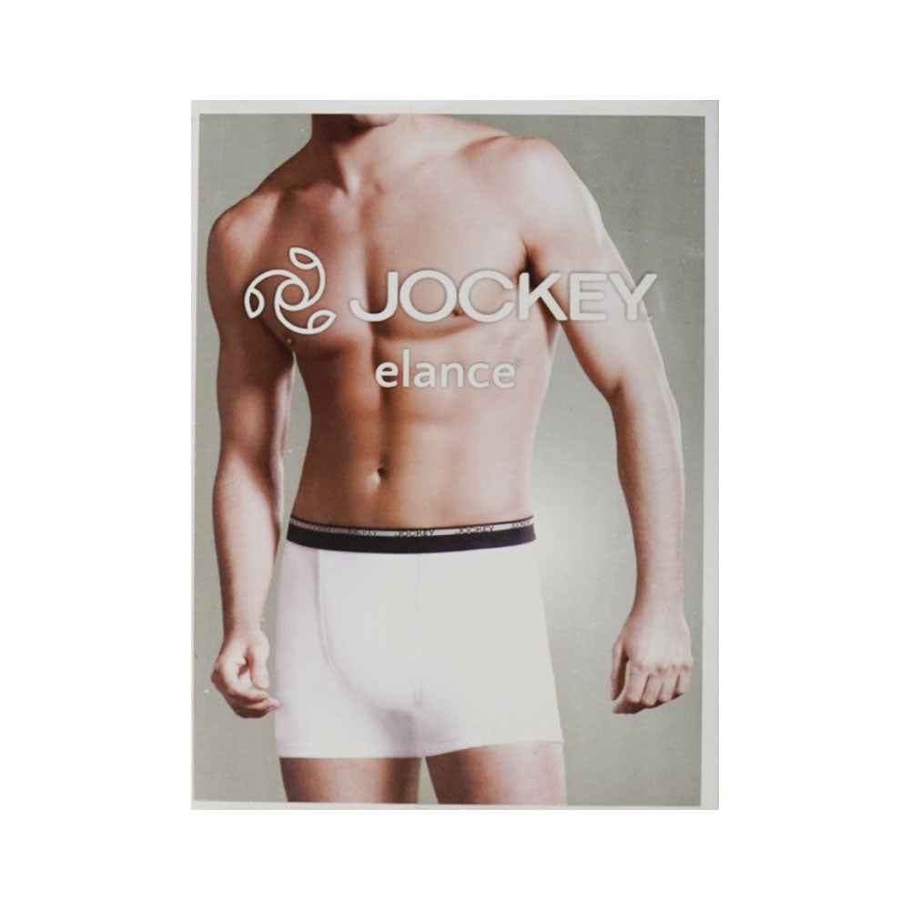 JOCKEY ELANCE BOXER WHITE MEDIUM 4019