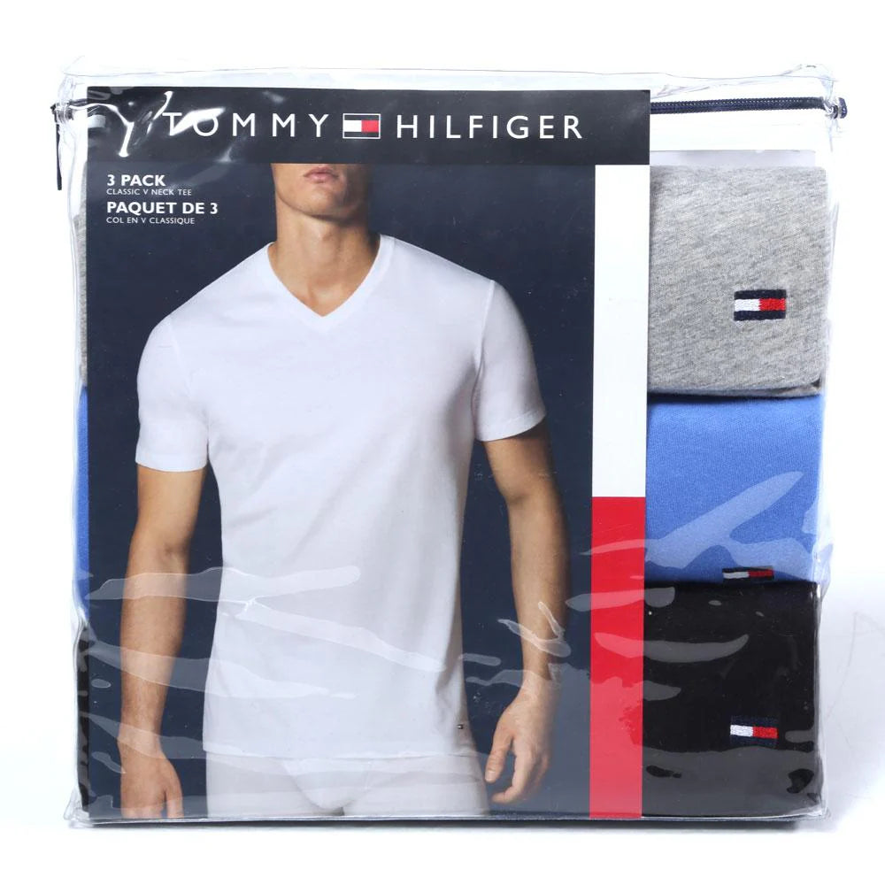TH VNECK UNDER SHIRT PACK OF 3 09TVN1450 MIX IR 21