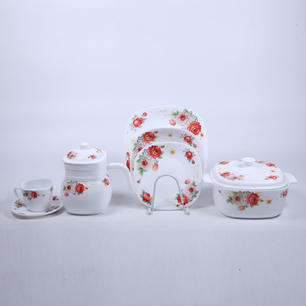 DINNER SET SQUARE MARBLE 72PC 2861