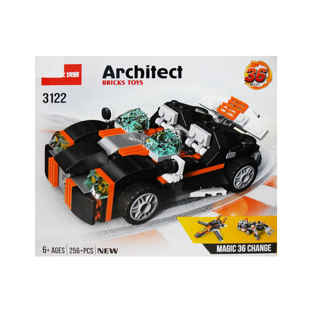3122 JISI BRICK ARCHITECT BLOCK SET 256PCS (6+ YEAR) A.I