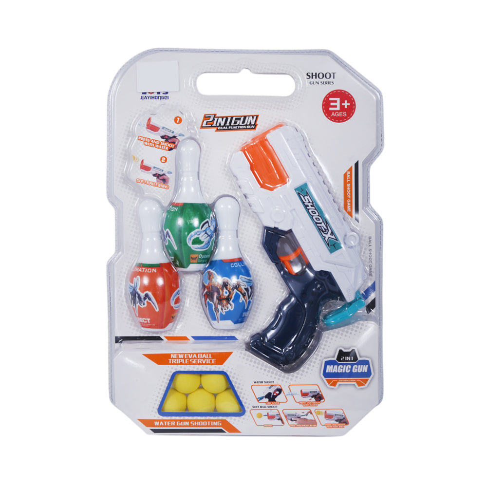648-31 2IN1 WATER & SOFT BALL GUN (3+ YEAR) A.I