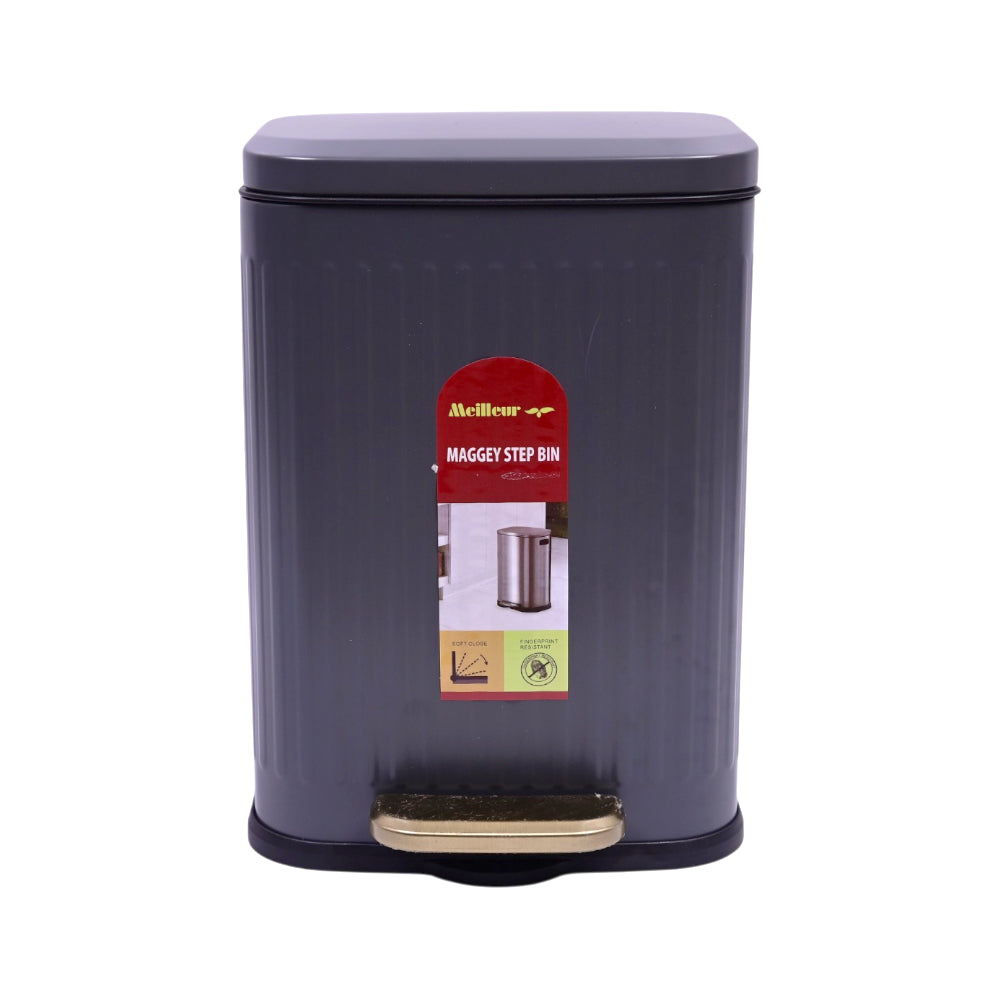 DUST BIN IR 6LTR JFF186L BLACK