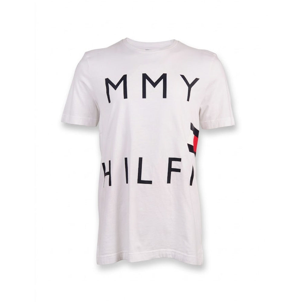 TH MEN CREW NECK S/S REG FIT 09T3334-100 WHT M (IR)