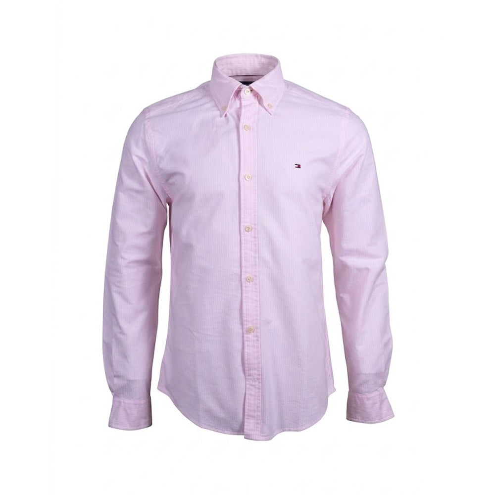 TH MEN SHIRT L/S CUSTOM FIT 78C2120-683 BLOSSOM PINK S (IR)