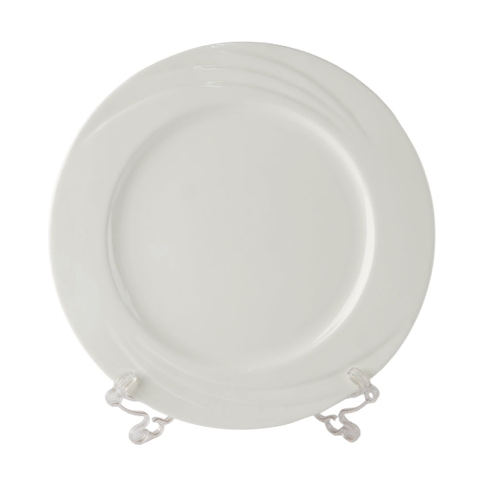 DISH PORCELAIN WHITE IR 14INCH G021B