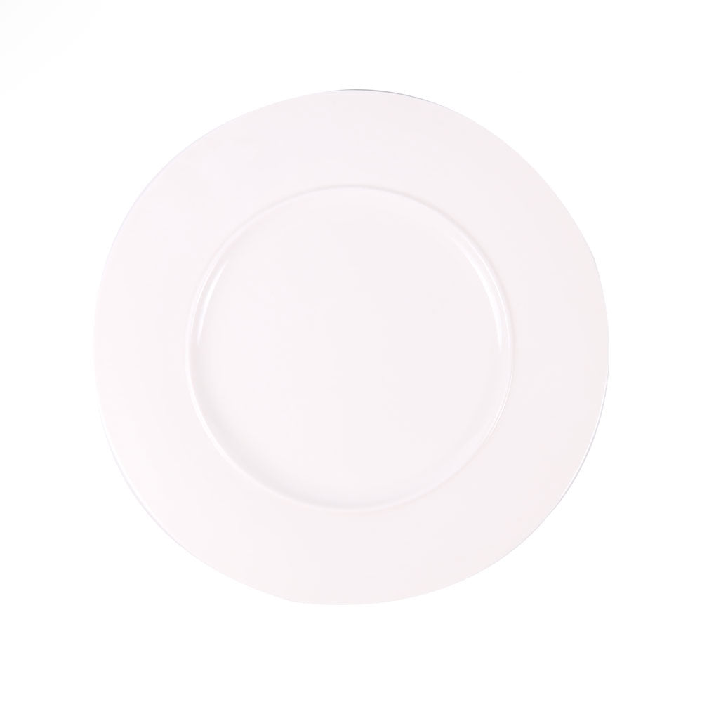 DISH PORCELAIN WHITE IR 12.5INCH G026