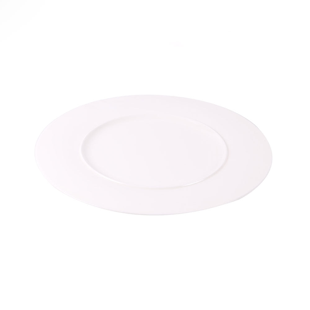 DISH PORCELAIN WHITE IR 12.5INCH G026