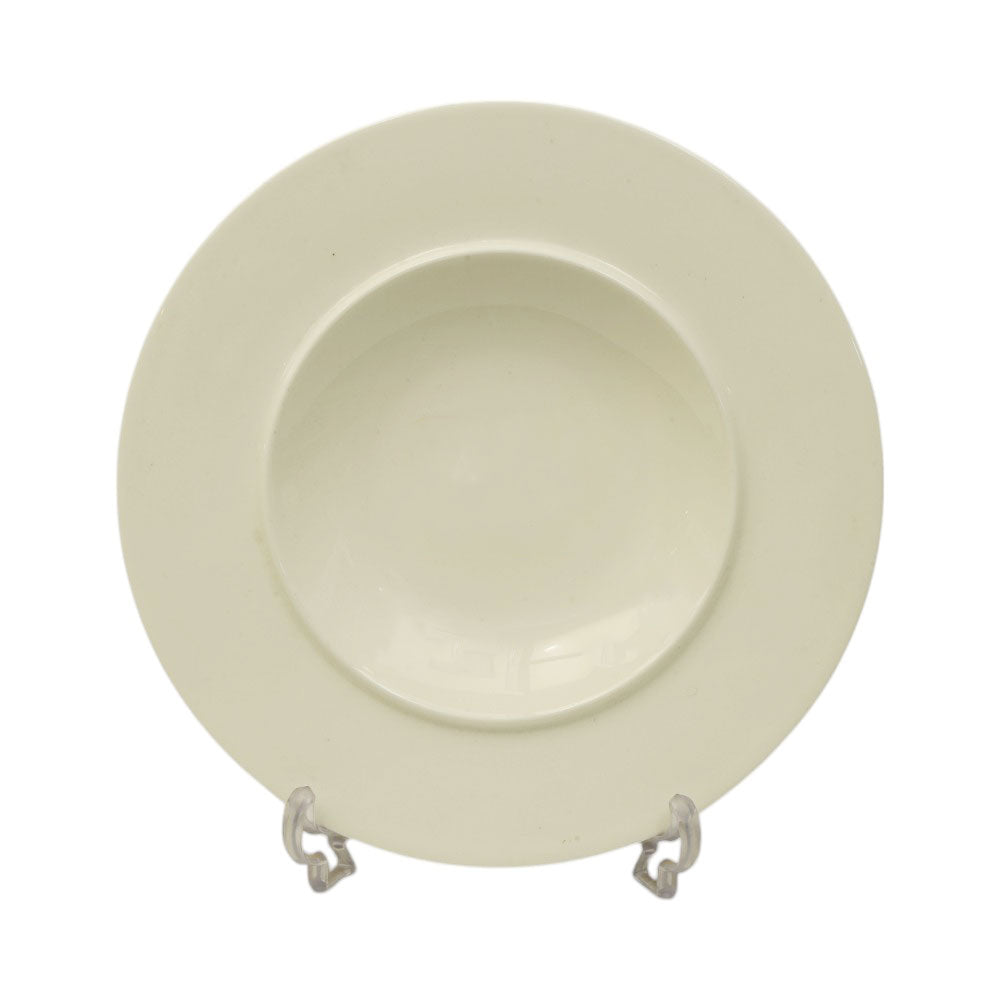 DISH PORCELAIN WHITE IR 9.5INCH G034
