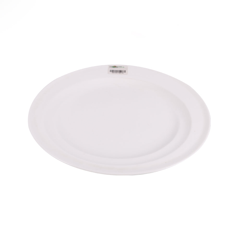DISH PORCELAIN WHITE IR 14INCH G045