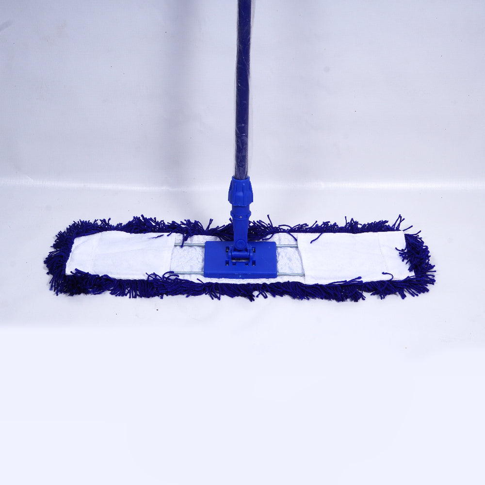 House & Co DUST MOP ACRYLIC + FRAME 60 CM + IRON HANDLE (BLUE)