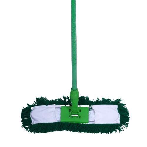 House & Co DUST MOP ACRYLIC + FRAME 40 CM + IRON HANDLE (GREEN)