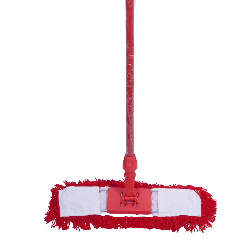 H&C DUST MOP ACRYLIC + FRAME 40 CM + IRON HANDLE  (RED)