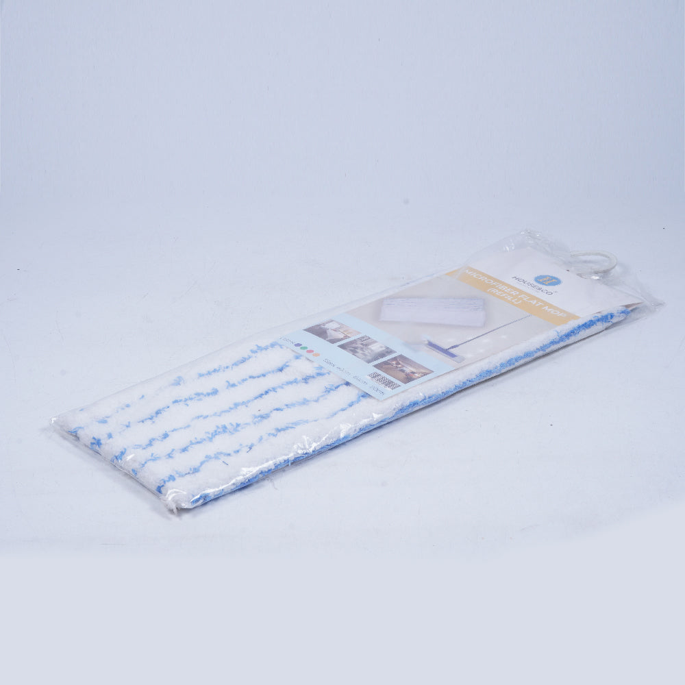 House & Co MICROFIBRE FLAT MOP ULTRA MC 7 WHITE 40CM REFILL