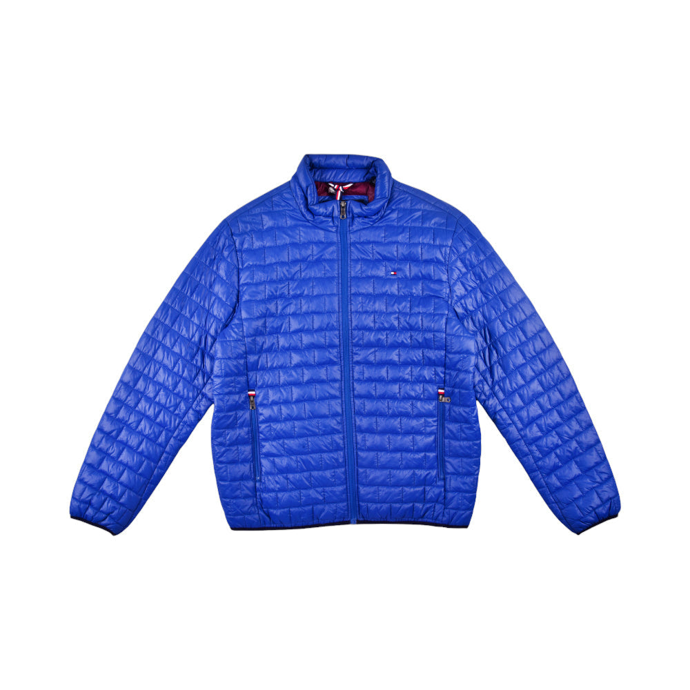 TH MEN L/S QUILTED JACKET 156AN177 R-BLUE M (IR)